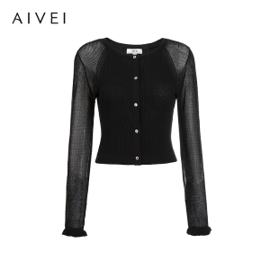 AIVEI | Summer Elegant Stylish Long Sleeve Lace Knitted Sweater