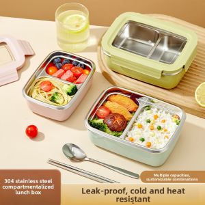 WODEBAIHUI | Thermal Compartmentalized Lunch Box for School Children