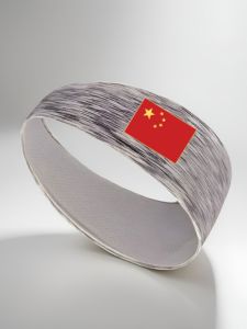 New Flag Sport Headband Womens Wide Yoga Sweat Absorbent Fitness Running Anti Wind Scarf Mens Breathable Elastic Band