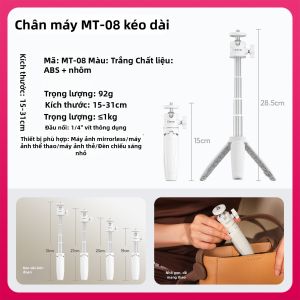 Ulanzi | Chân Đế Mini Cho DJI Osmo Pocket 3 4 Máy Ảnh Hành Động Điện Thoại Thông Minh Chân Chụp Tự Động Gập Gọn Dùng Cho Vlog