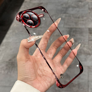 New Year Edition Ultra-Thin Transparent Redmi K90Pro Max Phone Case K70Pro Hard Shell K60 Ultra-Thin No-Border Redmi Protective Case with Magnetic Stand K80 for Men And Women