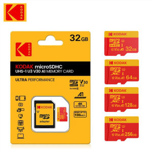 Kodak | KODAK MicroSD Card Memory Card 32GB 64GB Special For Driving Recorder 128GB 4K High Speed Flash Memory TF Flash Cards for Camera