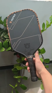 RPM Leopard Pickleball Paddle Carbon Fiber Power & Precise Control Premium Carbon Fiber Pickleball Paddle RPM Leopard Edition