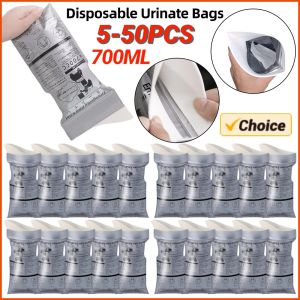 50-5PCS Outdoor Emergency Urine Bags 700ml Disposable Travel Mobile Toilet Portable Urinal Bag for Male Female Baby Vomiting Bag