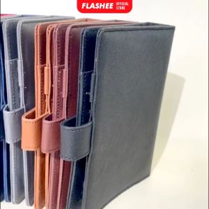 Flashee Binder Polos Ekslusif Dompet A6 Keuangan 6 Ring