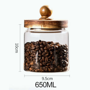 KEMORELA Hộp Đựng Hạt Cà Phê Kín Khí Bình Thủy Tinh Có Nắp Đậy Bảo Quản Thực Phẩm Kín Khí Cho Ngũ Cốc Phong Cách Cổ Điển Dụng Cụ Sắp Xếp Nhà Bếp