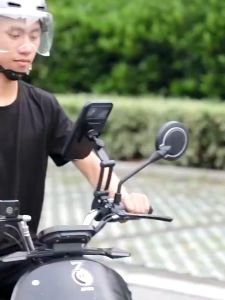 MS/Adjustable Waterproof Case Motorcycle Bike Phone Holder Stand Rotating TPU Universal Bracket