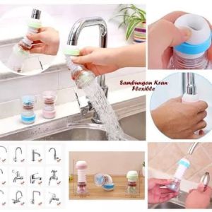 Promo Sambungan Kran Air Flexibel & Dispenser Rak Dapur