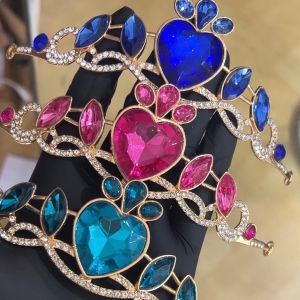 Princess Academy Alloy Crown New Model Summer 2025 Wedding Dress Accessory Elegant Headwear for Special Occasions
