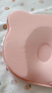 Baby Shape Pillow Memory Foam Pillow Breathable Ice Silk Head Correction Orthopedic For 0-6 Months Newborn Round Head