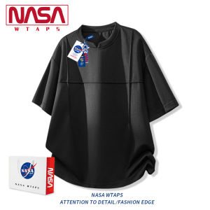 NASA WTAPS | Vintage Texture Loose Round-Neck Short Sleeve Top