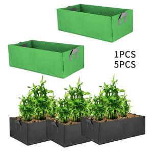 Felt Square Planter Bag Reusable Non-Woven garden pots planters For Flowers Vegetable planting