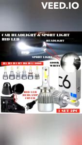 2PC Car Hid Led H1 H3 H4 H7 H8 H11 9006 Headlight Headlamp Fog Light Sport Light Sportlight Car Fog Lamp Car Accessories Led Light Motorcycle LED Light City Jazz HRV Altis Vios Wira Gen 2 Persona Exora Iriz Axia Myvi Saga aruz viva kenari Kelisa Kancil