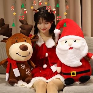 đồ chơi ông già noel 60cm gấu bông tuần lộc người tuyết