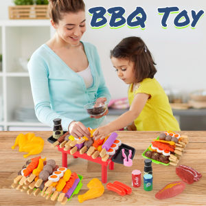 BBQ Kitchen Toys Cooking Toys Pretend Play Barbecue Kids Toy Set for Kids