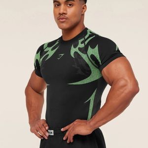 Quick Drying Printed Tight T-Shirt Men Sportswear