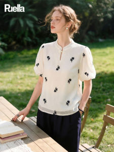 puella | Áo Blouse Tàu Tay Ngắn