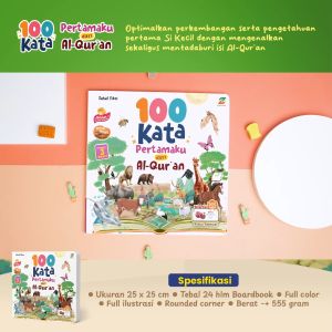 OKALINA - Board Book 100 Kata Pertamaku dari Alquran: Buku Kosa Kata Bayi Islami