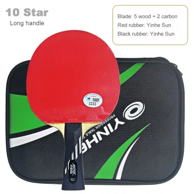 Yinhe Professional Table Tennis Racket 7/8/9/10 Star Carbon Offensive Ping Pong Racket Lightweight Elastic with ITTF Approved