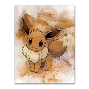 Potdemiel | Anime Pokemon Canvas Painting Bulbasaur Charmander Squirtle Poster and Print Watercolor Wall Art Picture Home Decor Ki