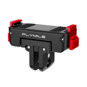 Flymile | Flymile Quick-Release Base Magnetic Mount Bracket 360° Rotate Adjustable Adapter Base for DJI Action 5 Pro 4/Osmo 360 Accessory
