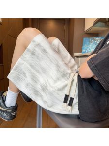 JIARONG | American Tie-dye Shorts for Boys Summer Sports and Casual Wear Loose Fit Mid-thigh Length