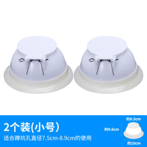 Bathroom Toilet Odor Preventer Drain Plug Anti-Odor Device Plastic Material Black Charlatan Brand Square Hole Design