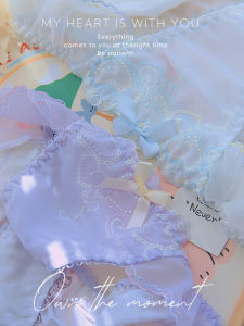 Sweet Embroidered Ice Silk Underwear New Arrival Cherry Jasmine Brand Womens Briefs Comfortable Breathable Low Waist Triangle Panties