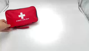 (180 pcs/Set) Portable First Aid Kit Medical Survival BagMini Emergency Bag for CarHomePicnicCamping Travelling and Other Outdoor ActiviesComplete Home Medical Bag