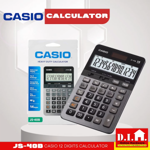 Do It Home CASIO JS-40B 14 Digits Calculator Compact Desk Type