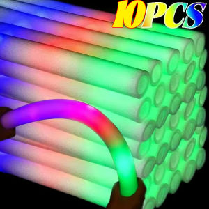 10Pcs LED Glow Sticks Sticks Party Supplies for Wedding Raves Concert Christmas Halloween Colorful Light Decoration