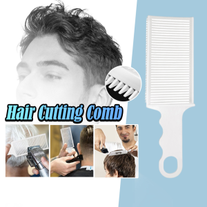 Fading Comb Professional Salon Barber Clipper Blending Flat Top Hair Cutting Comb For Men Heat Resistant Fade Brush Salon Styling Tool 理发梳