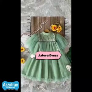 Adora Dress | Baju Brokat Anak Perempuan & Dewasa | Kostum Carnaval Karnaval Ulang Tahun | Azzafran