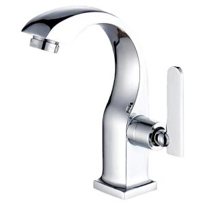 Full Copper Bathroom Faucet Single Hole Wash Basin Tap Kitchen Sink Faucet Modern Style Ceramic Valve Bathroom Hardware