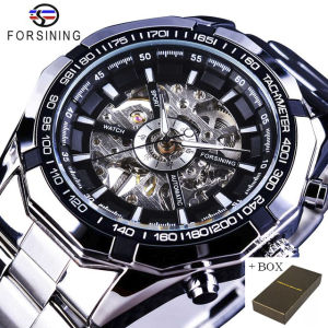 Đồng hồ cơ không thấm nước dành cho nam doanh nhân chất liệu thép không gỉ Forsining