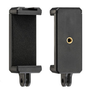 Tripod Fix Mount With Cold Shoe Mount Mobile Phone Clip 1/4 Screw Hole Adapter Holder For iPhone 13 Xiaomi LED Video Light Flash