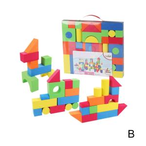 30/46/92pcs Foam Building Block EVA Childrens Toy Assembly Software Sponge Creative Early Education Cognitive Enlightenment Toy