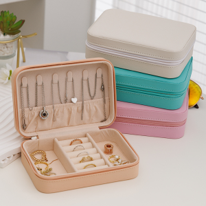 Portable Travel Jewelry Storage Display Box - Creative Jewelry Box - Ring Necklace Pendant Earring Stud Jewelry Storage Box