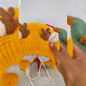 RUIMO Topi Beanie Cute Rajut Baby Karakter DEER - Kualitas Premium Z-18 Korea Style Premium Import