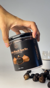 TRUorganic Premium Solo Black Garlic Bawang Putih Hitam Tunggal 250gr Antioksidan Alami