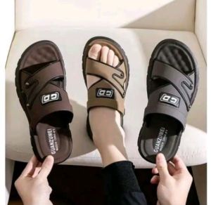 sandal pria ghenzo model baru termurah bahan karet premium