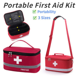 First Aid Kit Large Capacity Household Medicine Kit Storage Organizer Portable Outdoor Rescue Bags