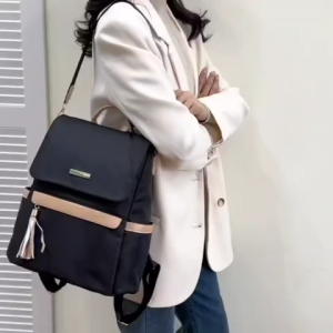 Tas Ransel Wanita Fashion Gaya Import Korea Tas Sekolah Kuliah Kerja Perempuan Remaja Multifungsi