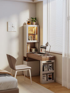 ZUNTONGGE | Multifunctional Bedroom Wooden Desk Bookshelf Bedside Table