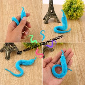 🔥Orfila Magic Twisty Fuzzy Worm Wiggle Moving Sea Horse Kids Close-Up Street Comedy Magic Tricks Toys COD