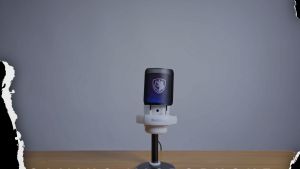 Sades Gaming Microphone Tyto Type-A to Type-C Connection-   Black/ White