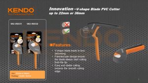 Kendo V-Shape Ratchet Plastic Cutter 50333