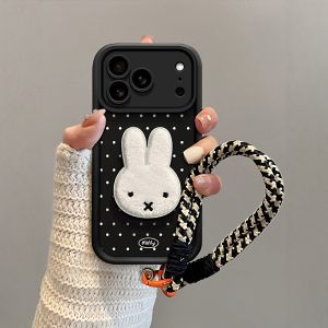 TUZHEER | Universal Full-Body Drop Protection Phone Case Polka Dot Miffy Bunny Design