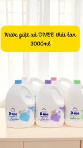 (TRỢ GIÁ). Nước giặt quần áo em bé Dnee 3000ml/1400ml - Nước Giặt Xả Cho Trẻ Em an toàn Chính hãng tem đại thịnh./.!