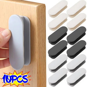 Dizoey 10/2Pcs Self-adhesive Door Handle Window Cabinet Drawer Cupboard Wardrobe Handle Organizer Paste Open Sliding Door Knob Auxiliary Device